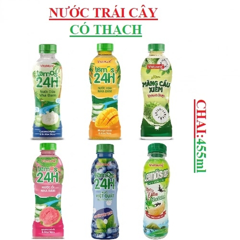 Nước trái cây vihamark  chai (400-:-455)ml