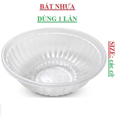 Bát nhựa dùng 1 lần