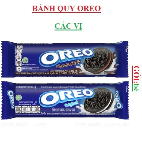 Bánh quy socola oreo thỏi (50-:-65)gr