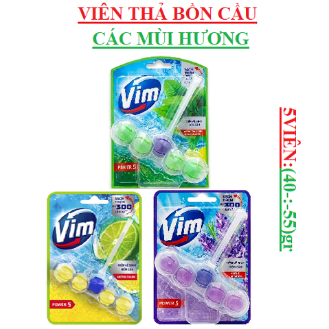 Viên vệ sinh bồn cầu Vim (50-:-55)gr
