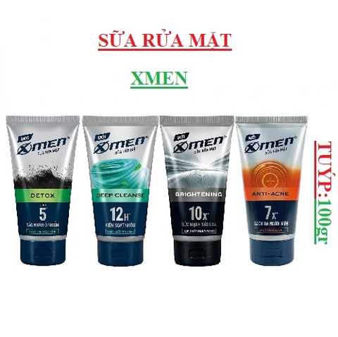 Sữa rửa mặt Xmen tuýp 100gr