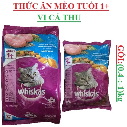 Thức ăn mèo whiskas