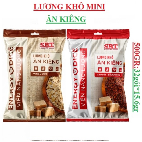 Lương khô mini viên năng lượng energy dice ăn kiêng SBT