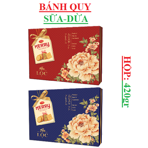 Bánh quy hỗn hợp sữa dừa merry richy