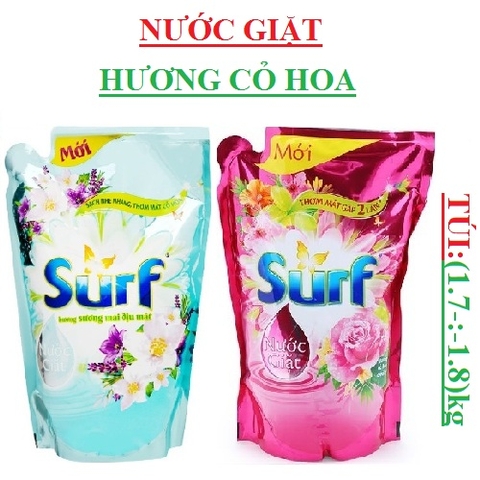 Nước giặt surf túi (1.7-:-1.8)kg