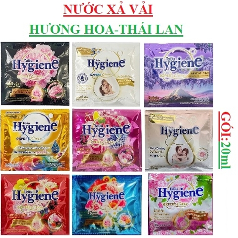 Nước xả vải hương hoa Thái lan Hygiene gói 20ml