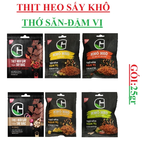 Heo khô sấy Greenfeed gói 25gr