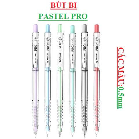 Bút bi 0.5mm pastel thiên long pro027 TL105