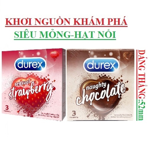 Bao cao su có hạt nổi durex sensual