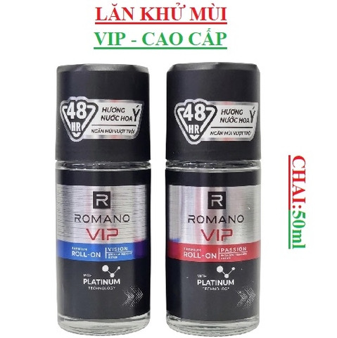 Lăn khử mùi Romano VIP chai 50ml