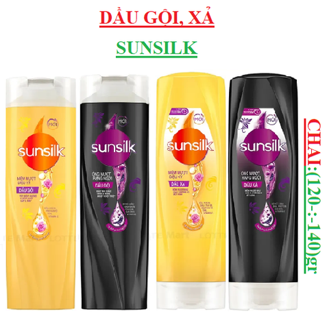 Dầu Gội, Dầu Xả Sunsilk Chai (120-:-140)gr