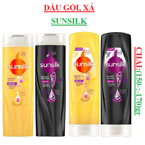 Dầu gội ,dầu xả Sunsilk chai (150-:-180)gr