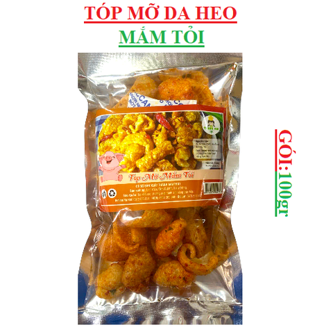 Tóp mỡ bì heo chiên Thanh Mai Phát gói (80-:-100)gr