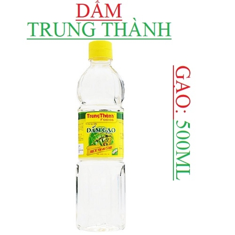 Dấm trắng, dấm gạo Trung Thành chai 500ml