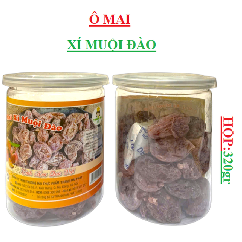 Ô mai xí muội Đào Thanh Mai Phát hộp 350gr