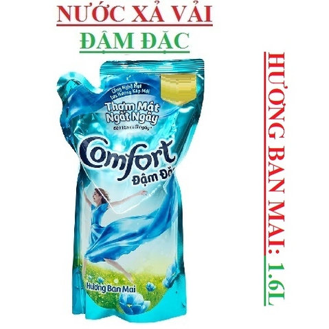 Nước xả vải comfort đậm đặc hương ban mai 1.6l/túi