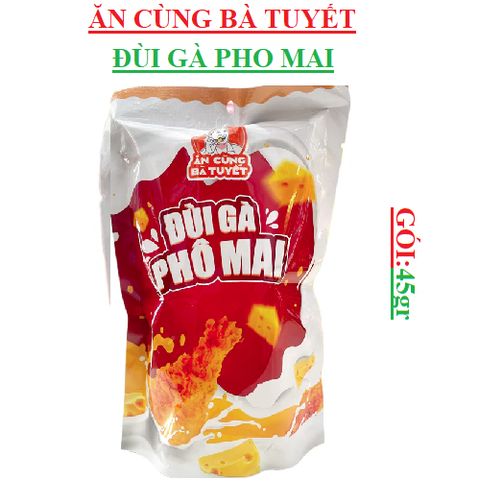 Snack đùi gà pho mai bà tuyết gói 45 gr