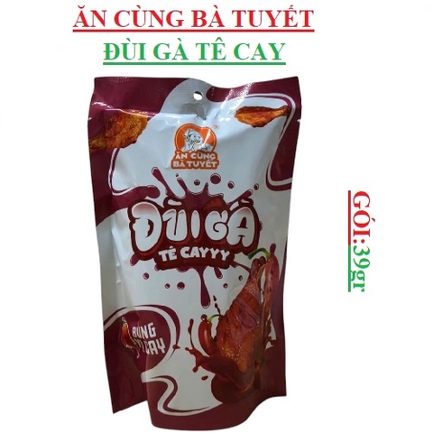 Snack đùi gà tê cay bà tuyết gói 39 gr