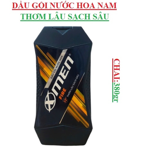 Dầu gội nước hoa Xmen fire  chai(360-:-380) gr