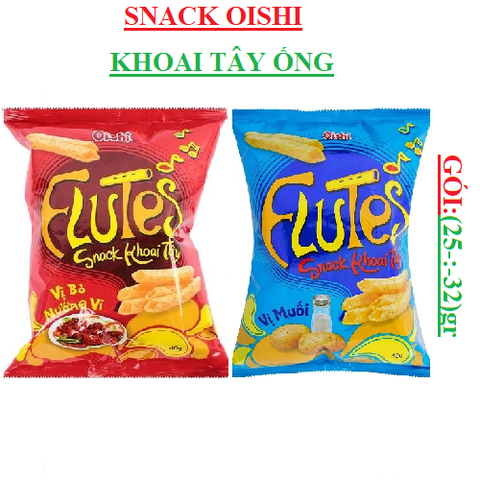 bim bim snack Oishi flutes 5k gói nhỡ (25-:-35)g