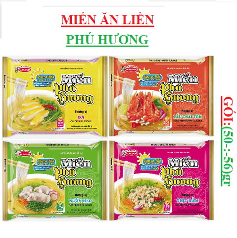 Miến ăn liền Phú Hương gói  (52-:-58)gr
