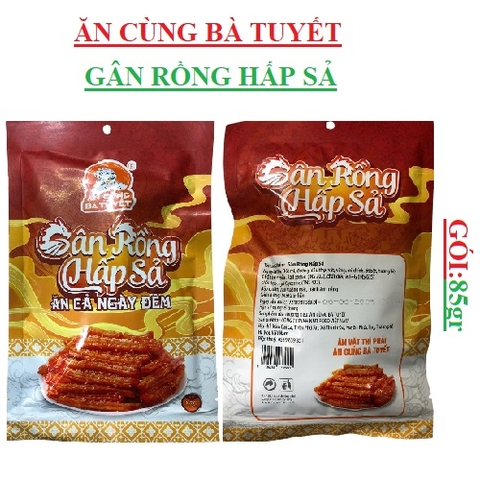 Snack gân rồng hấp sả bà tuyết gói 85gr
