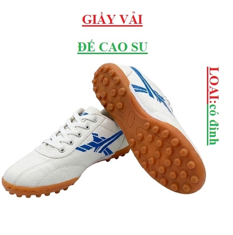 Giầy vải đế cao su đá bóng thành phát