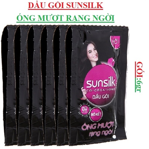 Dầu gội óng mượt rạng ngời sunsilk dây gói (5-:7)gr