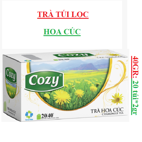 Trà túi lọc thảo dược cozy 40gr (20 túi *2gr)
