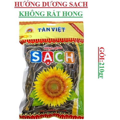 Hướng dương sạch không rát họng Tân việt gói 210gr