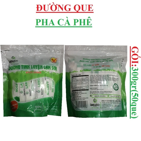 Đường tinh luyện que pha cà phê  Stick Sugar Lam sơn Lasuco