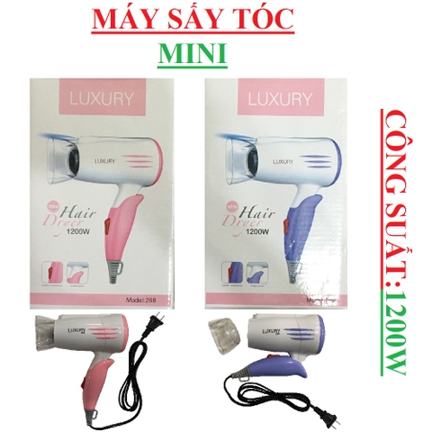 Máy sấy tóc (Hair dryer) mini Luxury 1200w model 268