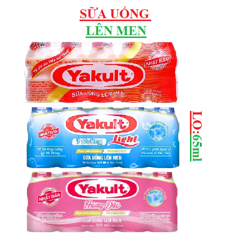 Sữa uống lên men Yakult hộp 65ml