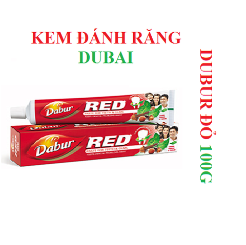 Kem đánh răng Dubai Dabur đỏ 100g Tuýp