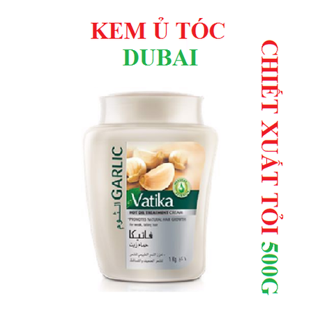 Kem ủ tóc chiết xuất tỏi Vatika Dubai 500g