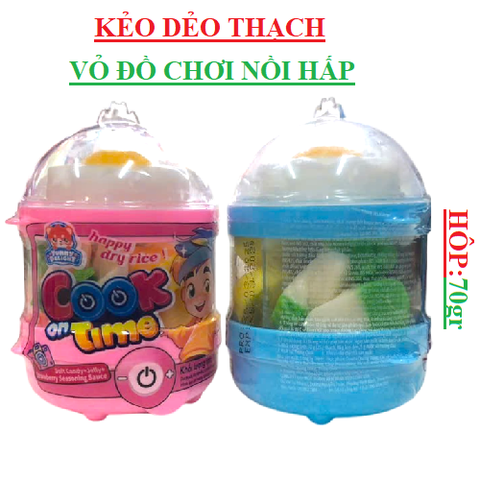 Kẹo dẻo thạch hộp kiểu nồi hấp Yummy delight hộp 70gr