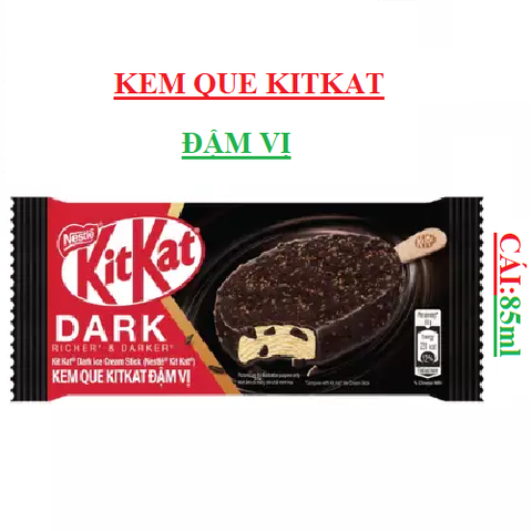 Kem que kitkat đậm (dark) vị cái 85ml (65gr)