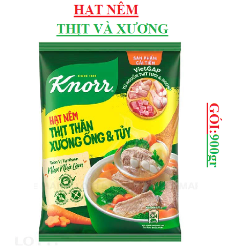 Hạt nêm thịt thăn xương ống và tủy Knorr gói 900gr