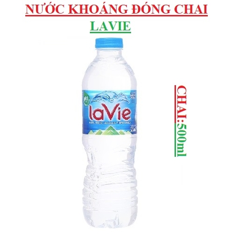 Nước khoáng thiên nhiên lavie chai 500ml