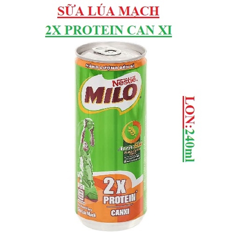 Sữa lúa mạch Milo Neste lon 240ml