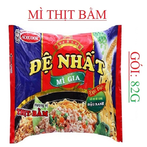 Mì tôm Đệ Nhất vị thịt bằm 82g