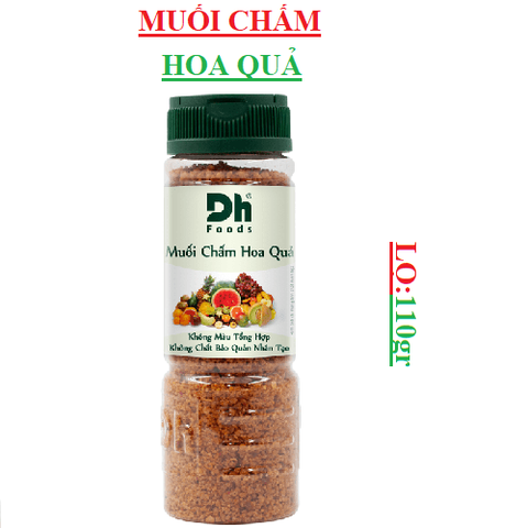 Muối chấm hoa quả DH foods lọ (95-:-115)gr