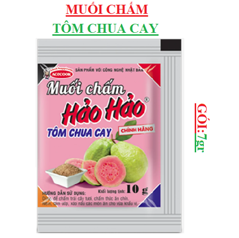 Muối chấm hảo hảo tôm  chua cay gói(5-:-7)gr