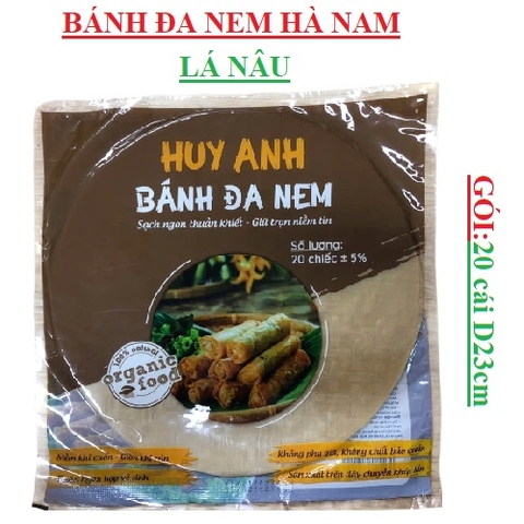 Bánh đa nem trắng huy anh gói 20 cái D23cm