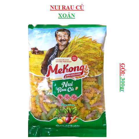 Nui rau củ xoắn mekong gói 300gr