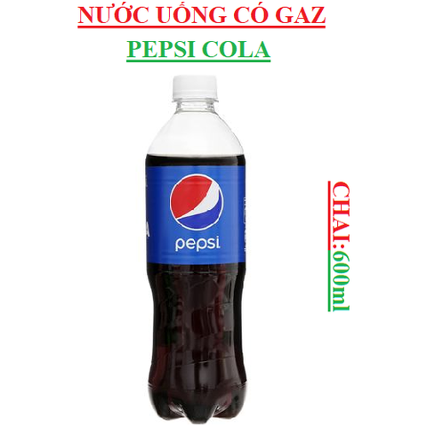Nước uống có gaz Pepsi cola chai (550-:-600)ml