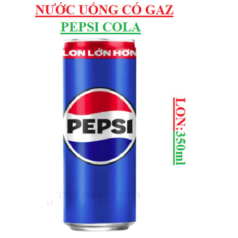 Nước uống có gaz Pepsi cola lon (300-:-350)ml