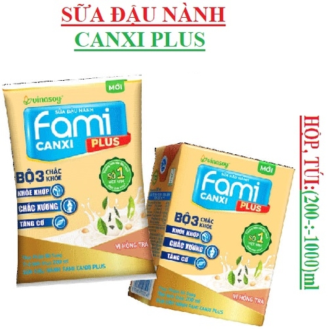 Sữa đậu nành fami plus vinasoy