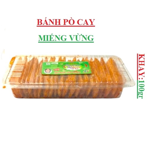 Bánh pò miếng vừng nhỏ Ngọc Quỳnh Phát khay 100gr