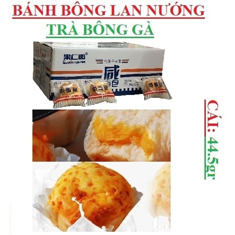 Bánh mỳ ruốc mặn thịt gà  Guo Ren Yuan cái 44,5gr